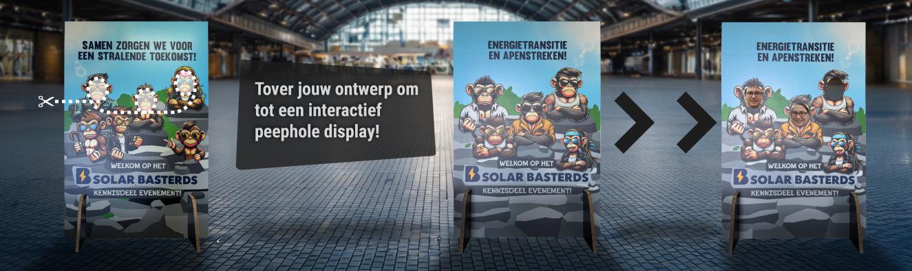 Kijkgat wand 16mm honingraat