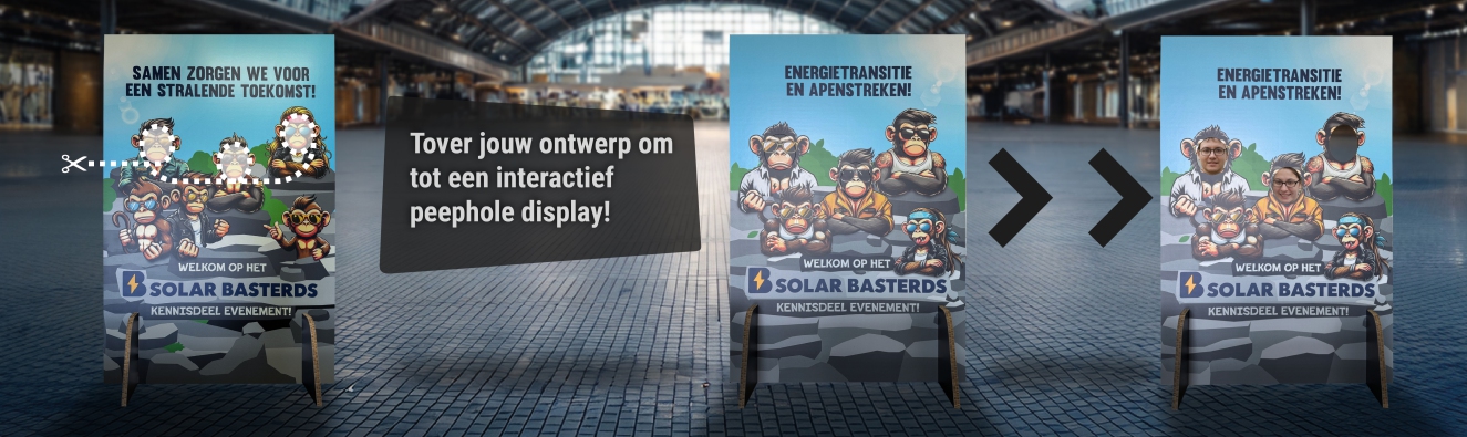 Kijkgat wand 16mm honingraat