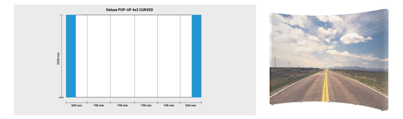 Pop-up Deluxe Curved