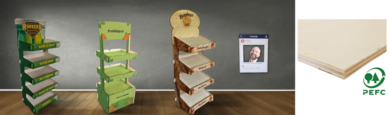 5 laags populier hout 8mm