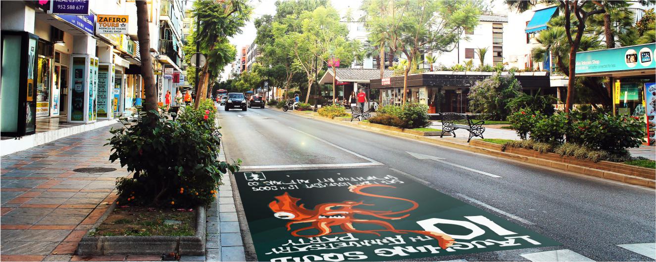 Asphalt Sticker