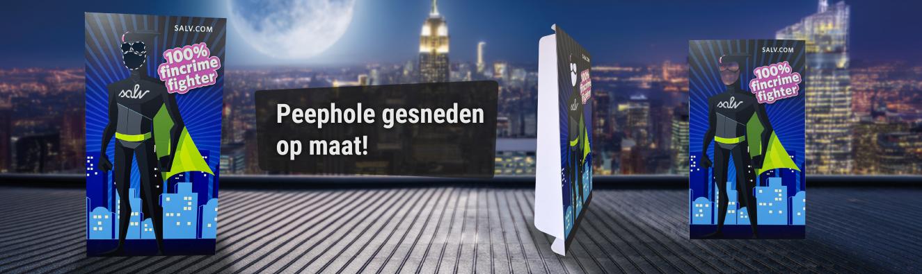 Kijkgat wand 3mm EE golfkarton