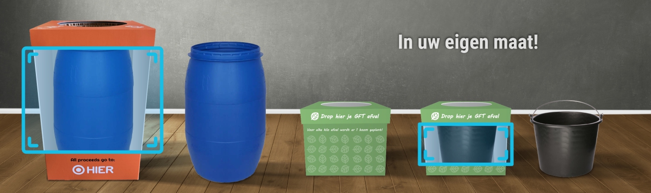 Kartonnen Prullenbak Hoes