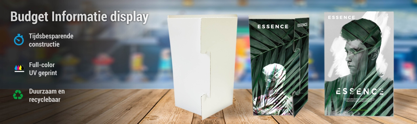 Budget informatie display