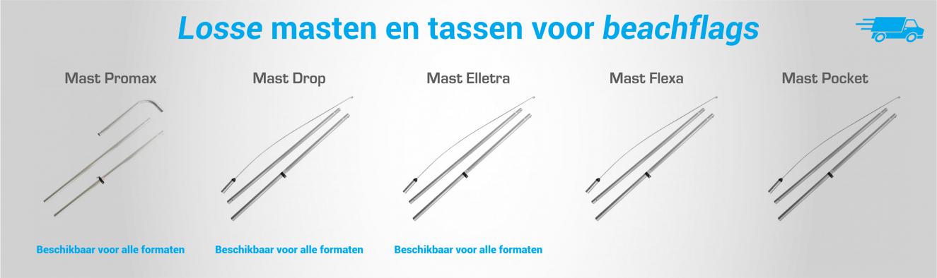 Losse tas of mast bestellen?