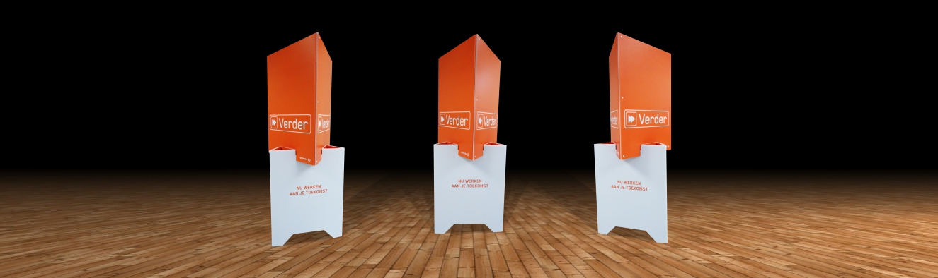 Driehoeksdisplay kanaalplaat