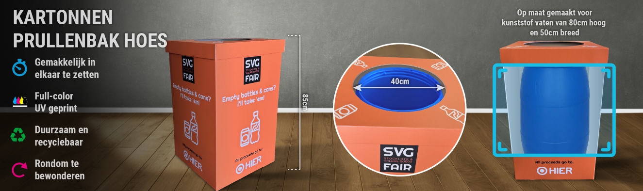 Kartonnen Prullenbak Hoes