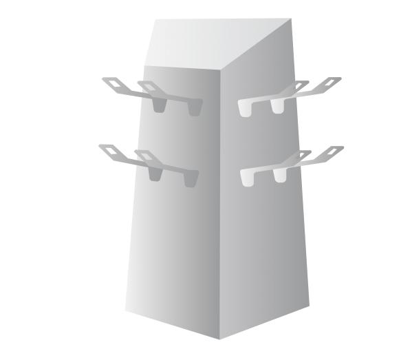 Blistertotem met eurohaken