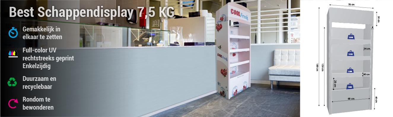 Best schappendisplay 7,5kg