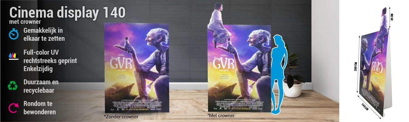 Cinema display 140 met crowner