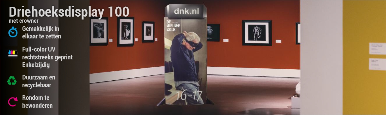 Driehoeksdisplay 100 met crowner