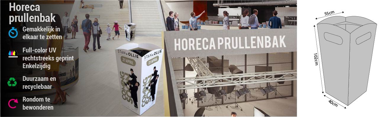 Horeca prullenbak