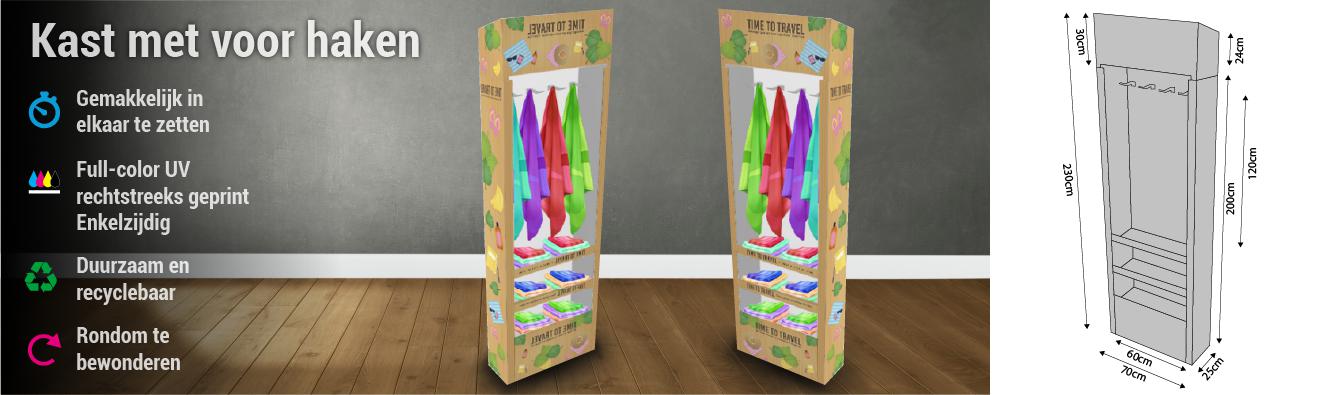 Kast met voor haken