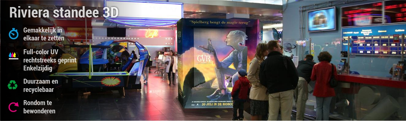 Riviera standee 3D