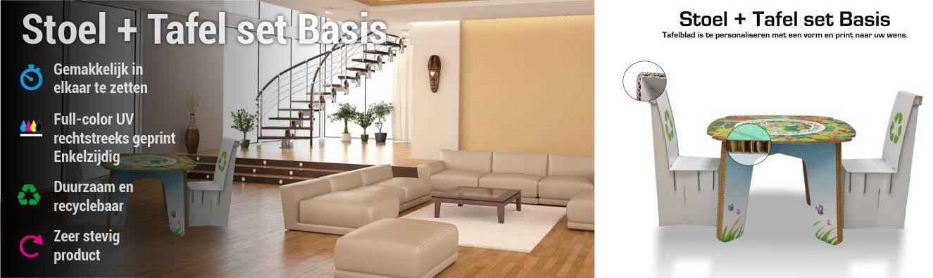 Stoel + Tafel set Basis