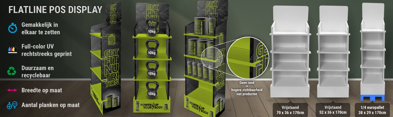 Flatline POS display