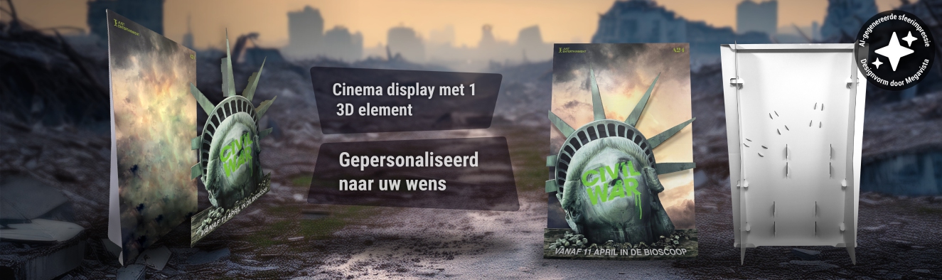 cinema display 3D op maat