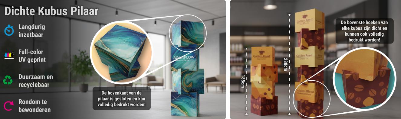 Dichte Kubus Pilaar