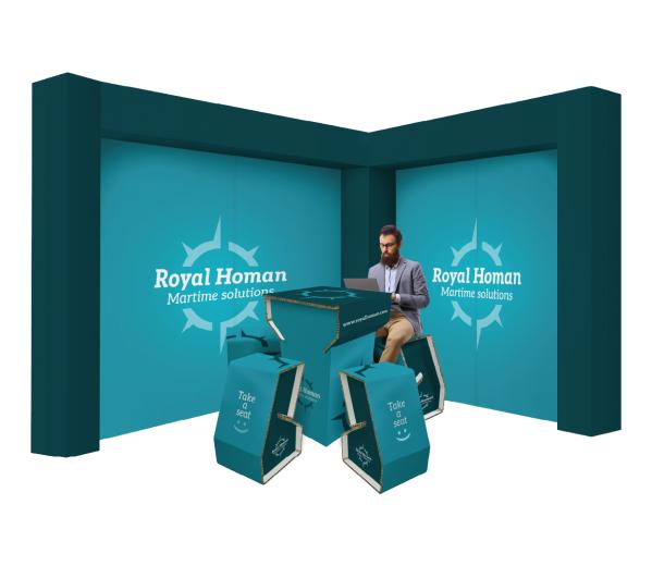 Ecostand Deluxe L-vorm