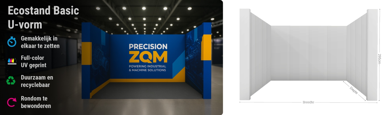 Ecostand basic U-vorm