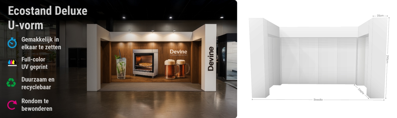 Ecostand Deluxe U-vorm