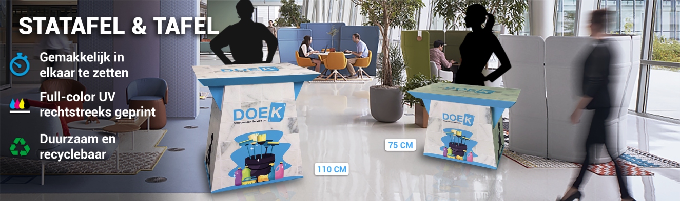 Kartonnen Tafel & Statafel
