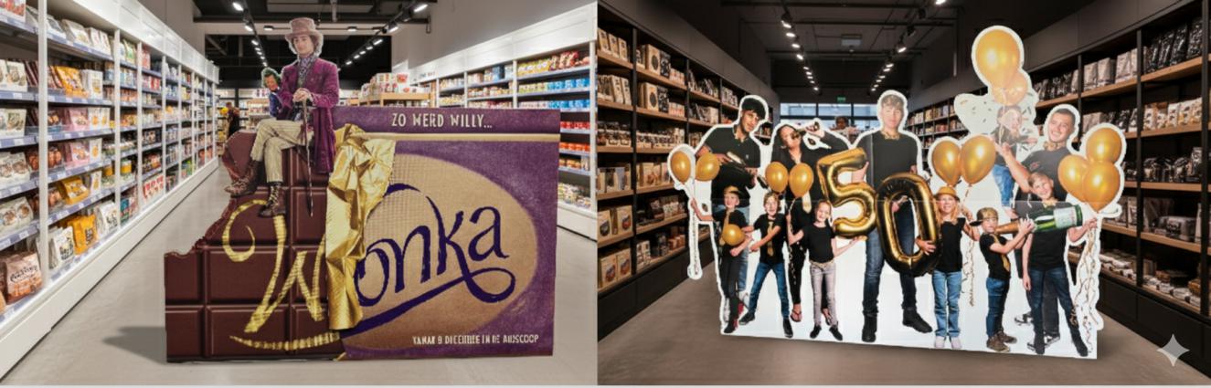 Levensgrote figuren 230x150