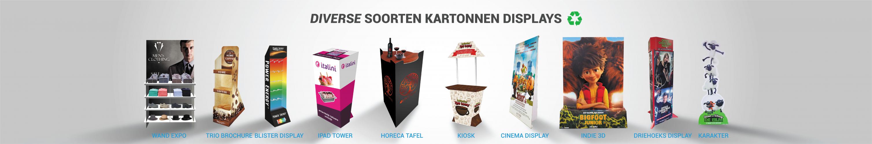Kartonnen Dispays