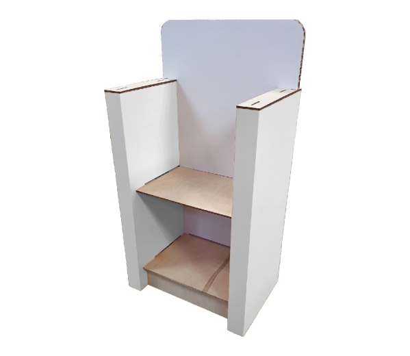 Heavy-duty toonbankdisplay