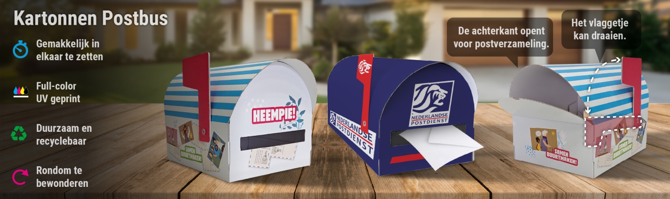 Kartonnen Postbus