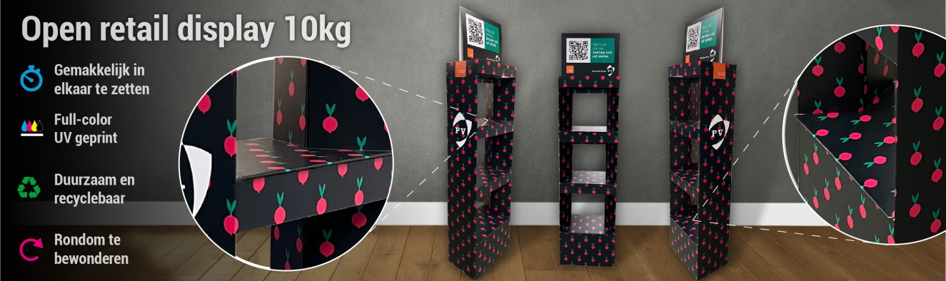 Open retail display 10kg