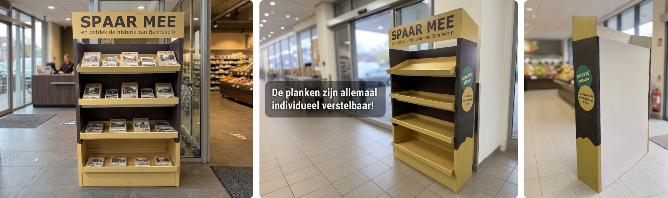 Schappen Display met Vermogen