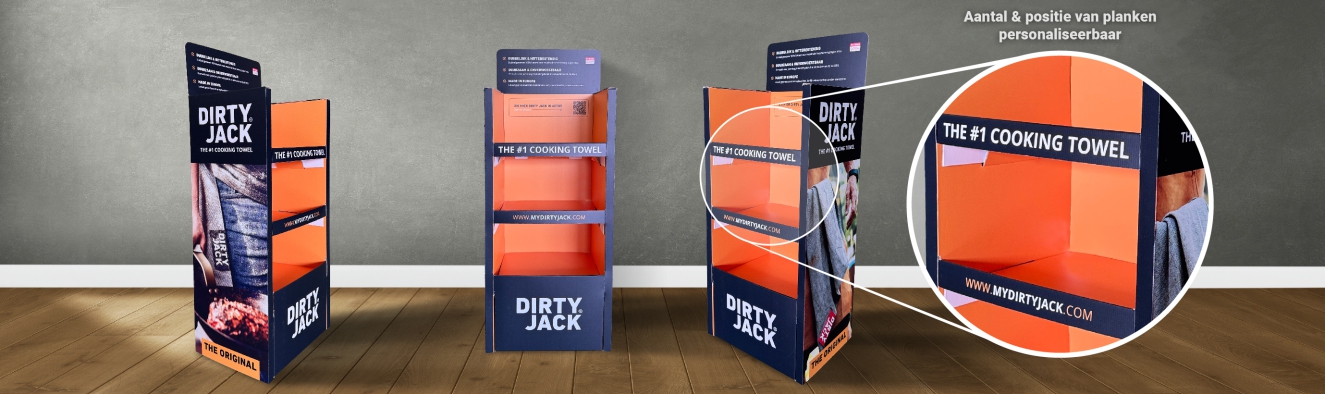 Schappendisplay Medio