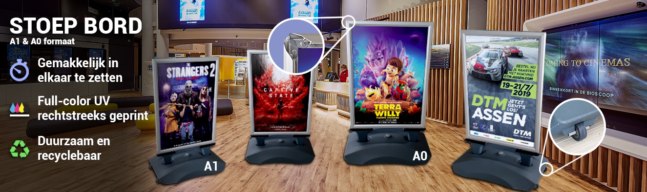 Stoepborden met watervoet