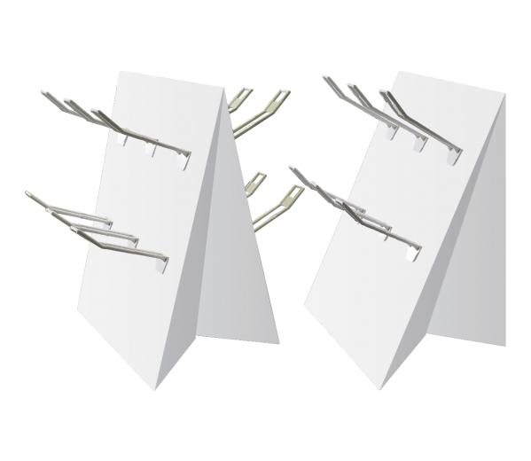 Toonbankdisplay met haken Enkel of Duo