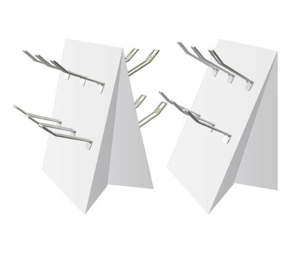 Toonbankdisplay met haken Enkel of Duo