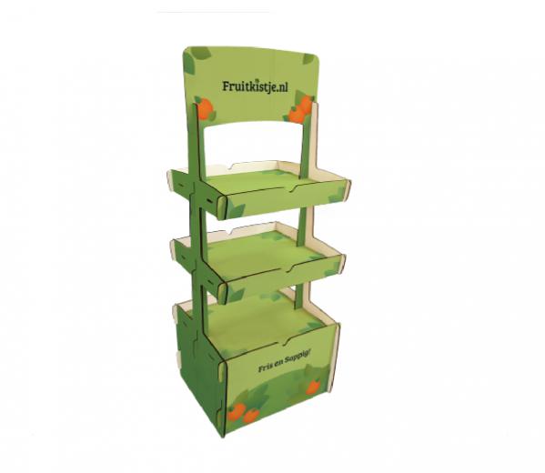Houten schappendisplay Nijmegen