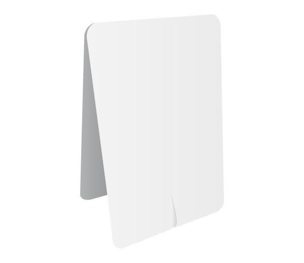 Kartonnen stoepbord - Reporter