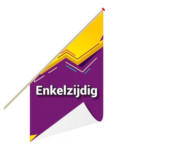 Gevelvlag enkelzijdig (doorschijnend)