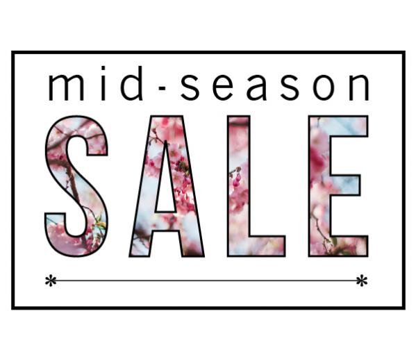 Mid-season sale stickers
