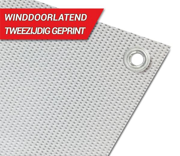PVC Meshdoek B1 Tweezijdig gespiegeld geprint