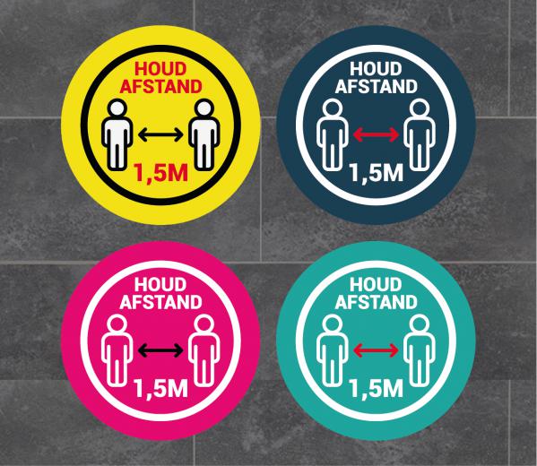 1,5 meter vloerstickers