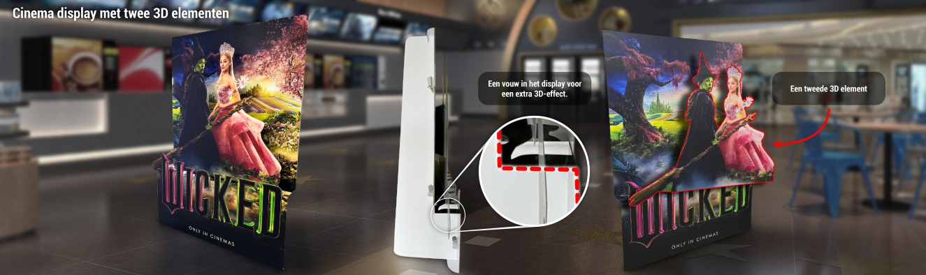 cinema display 3D op maat