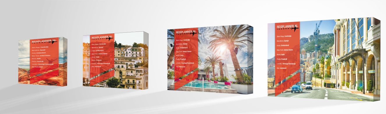 Pop-up textiel losse print