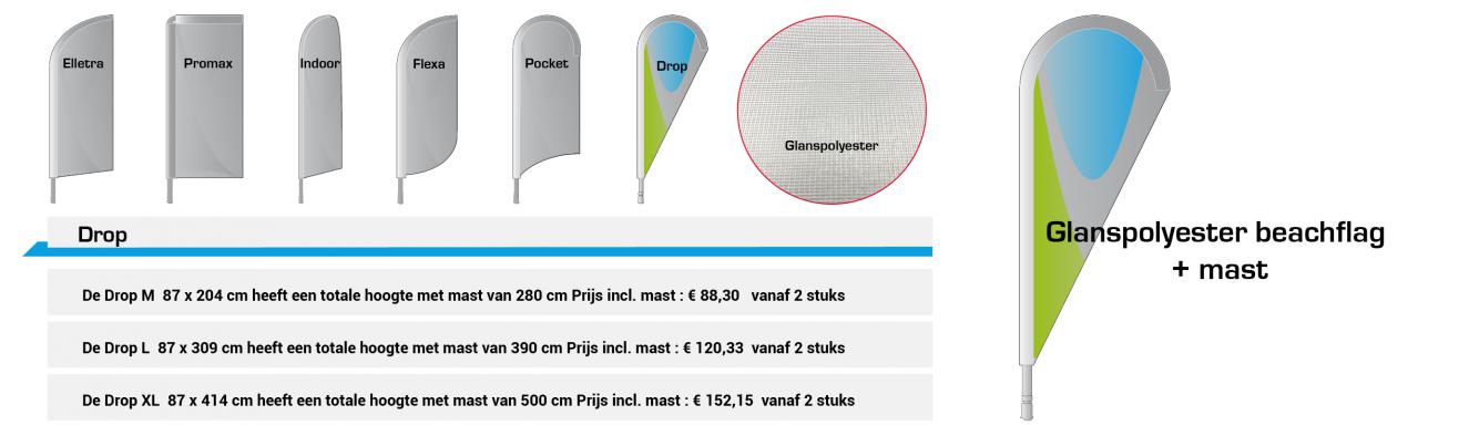 Drop Glanspolyester