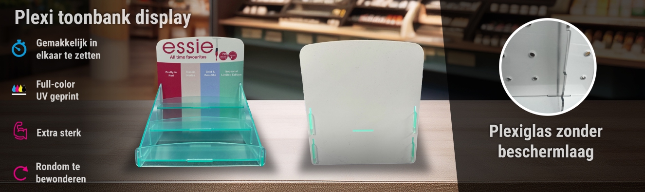 Plexi Toonbank Display