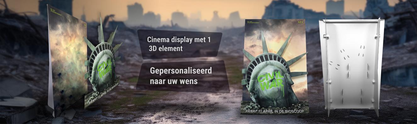 cinema display 3D op maat