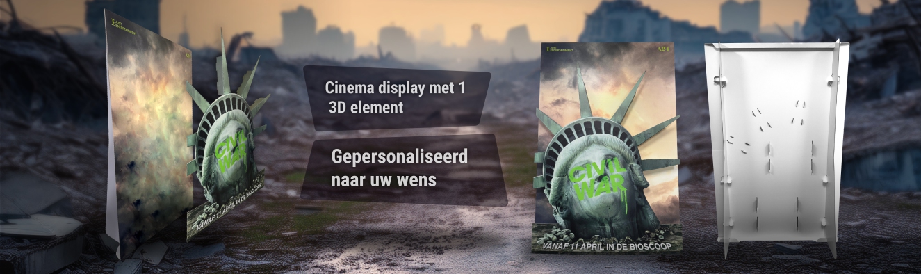 cinema display 3D op maat