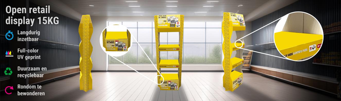 Open retail display 15kg