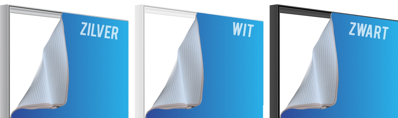 44mm tweezijdig textielframe